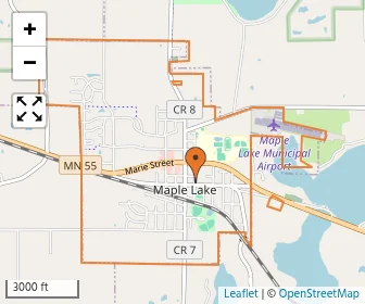 Area schools map